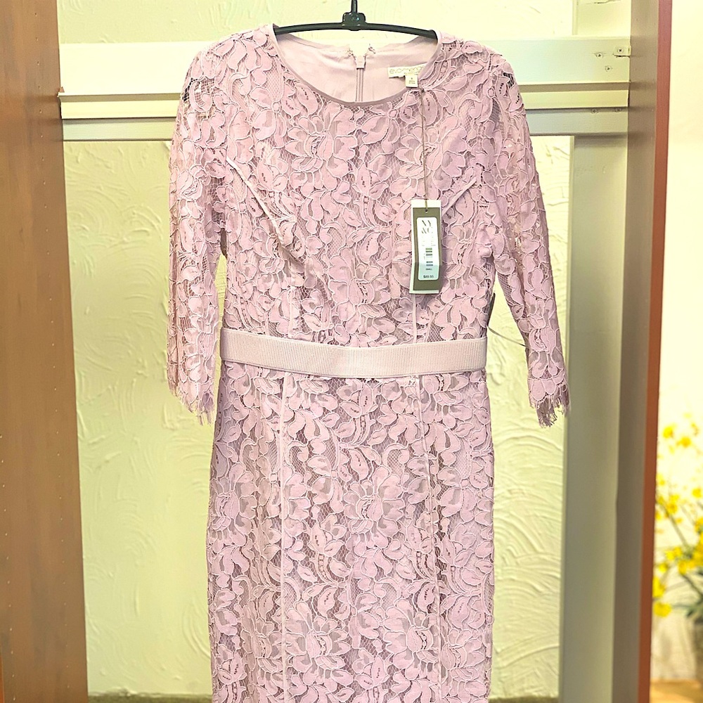 Lavender Knee-Length Dress
